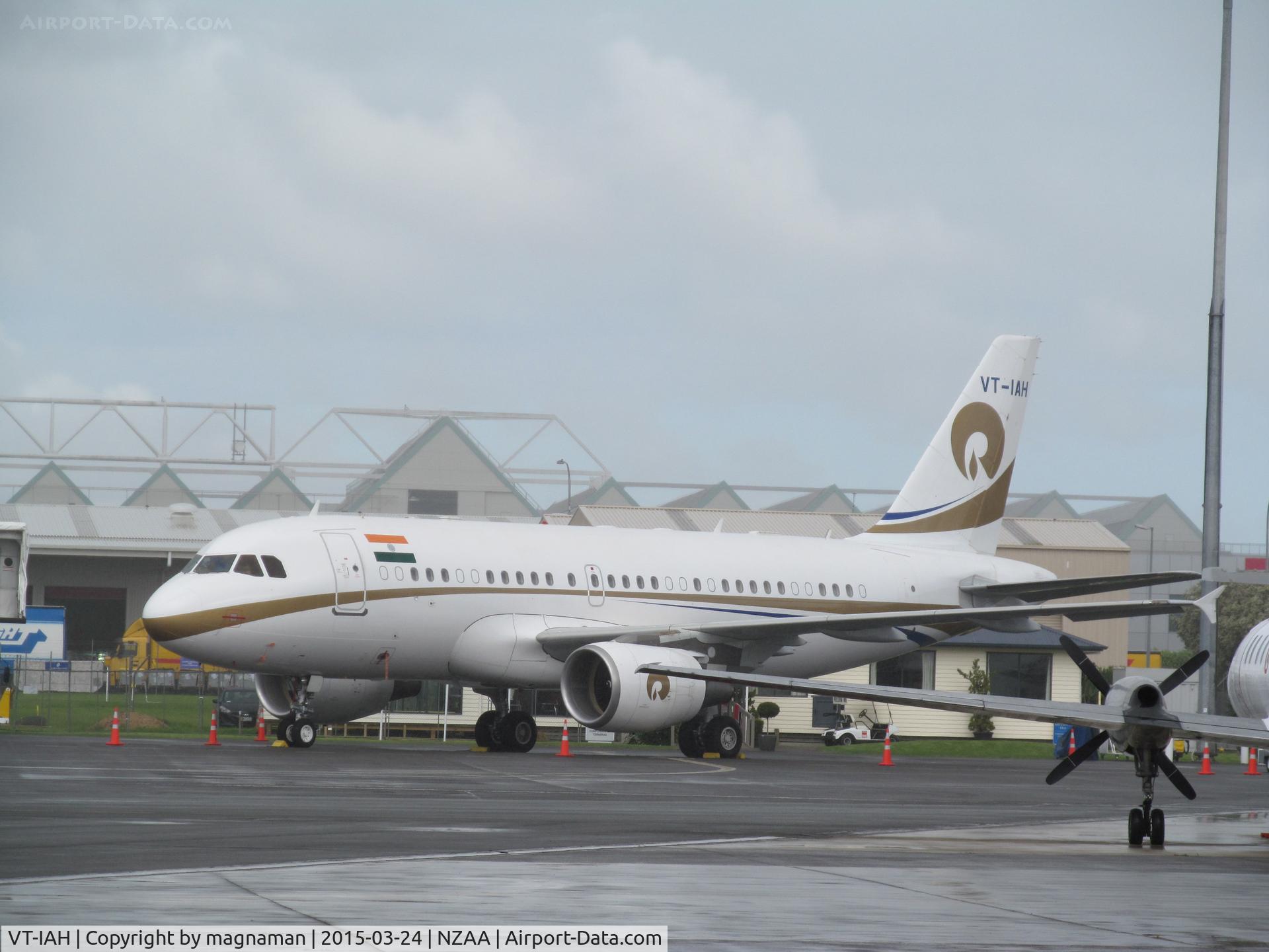 VT-IAH, 2006 Airbus ACJ319 (A319-115/CJ) C/N 2837, nice to see for world cup 2015 cricket semi-final (WHAT a game - fantastic result)