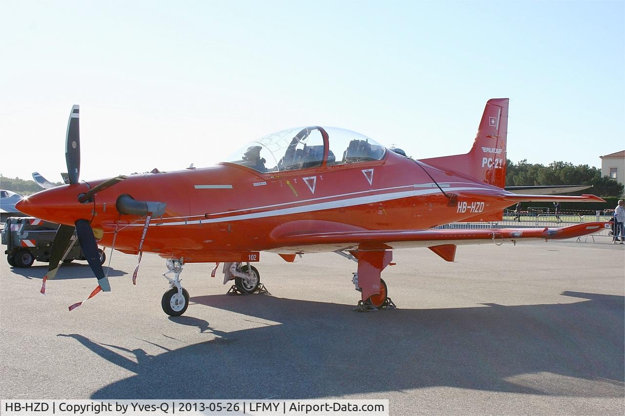 HB-HZD, 2007 Pilatus PC-21 C/N 102, Pilatus PC-21, Static display, Salon de Provence Air Base 701 (LFMY) Open day 2013