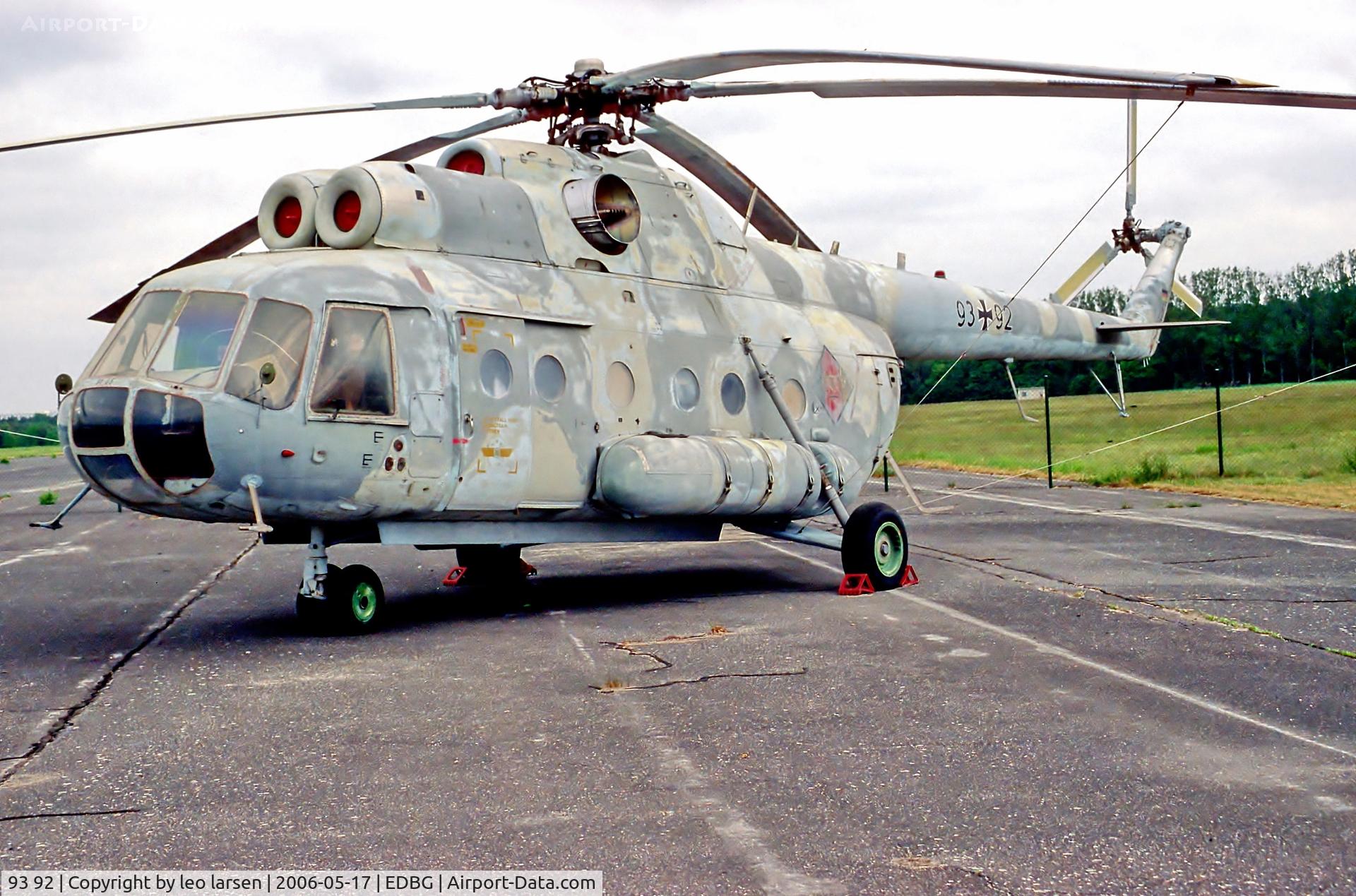 93 92, 1983 Mil Mi-9 C/N 340006, Berlin Gatow 17.5.06