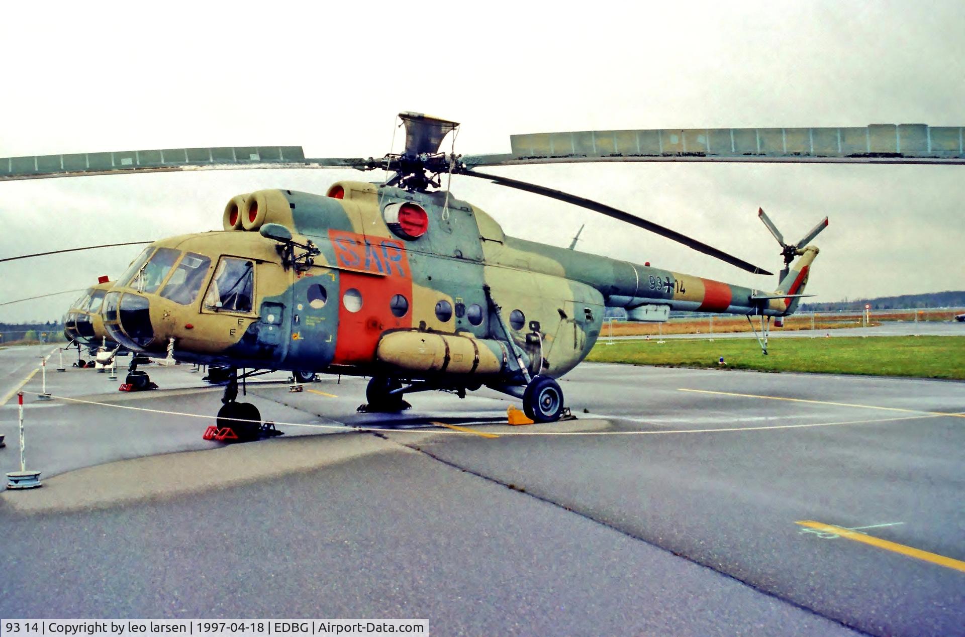 93 14, Mil Mi-8T Hip C/N 10543, BerliGatow 8.4.97