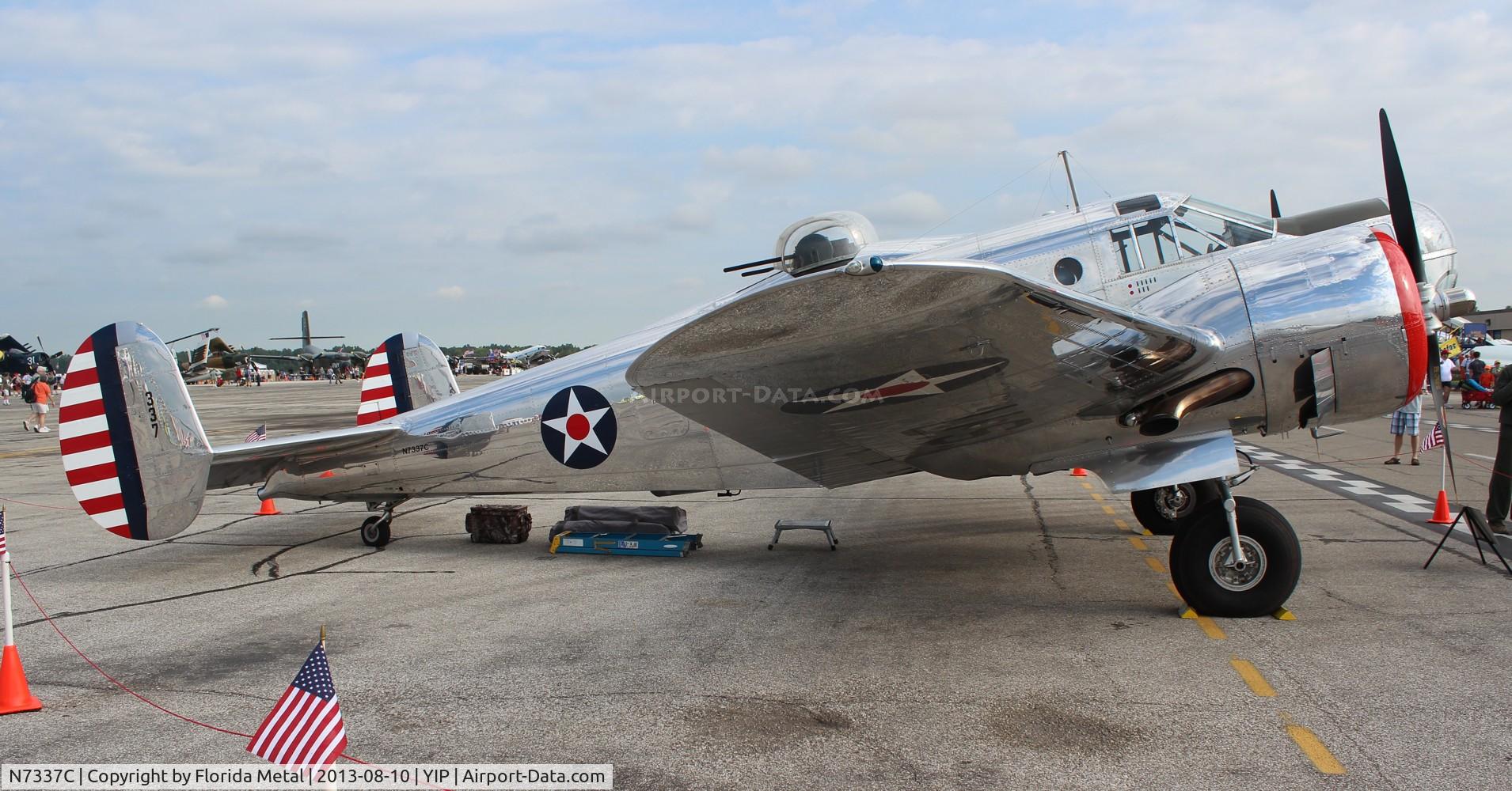 N7337C, 1943 Beech AT-11 Kansan C/N 4597, Beech AT-11