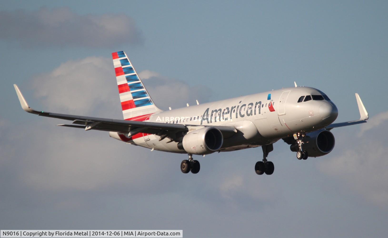 N9016, 2014 Airbus A319-115 C/N 6040, American