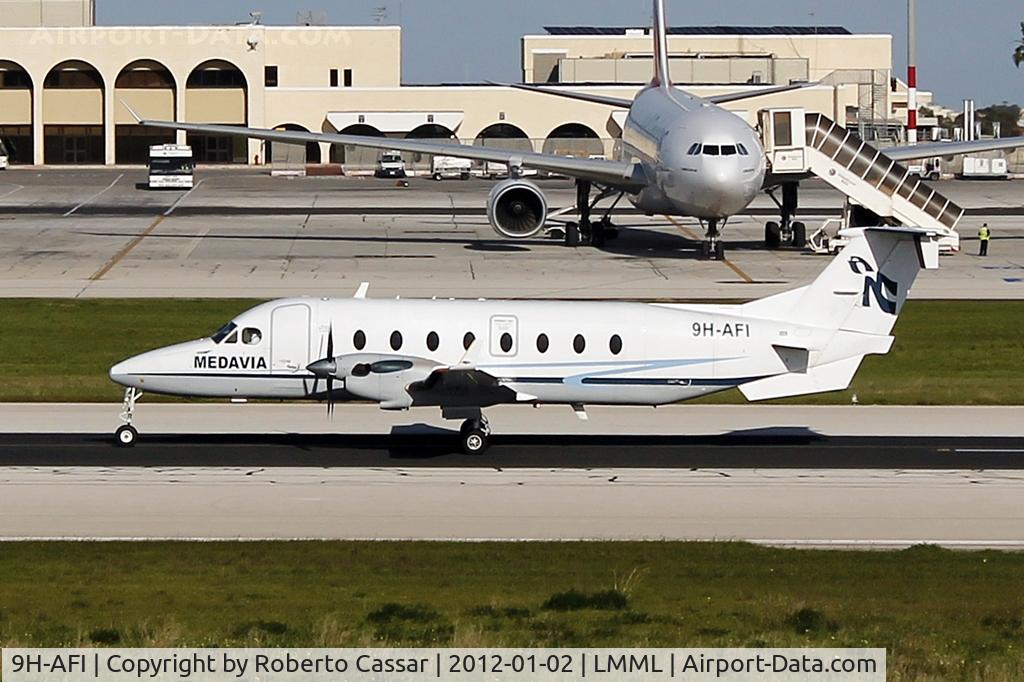 9H-AFI, 1992 Beech 1900D C/N UE-31, Runway 13