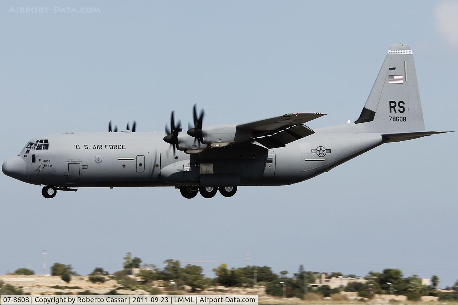 07-8608, 2009 Lockheed Martin C-130J-30 Super Hercules C/N 382-5622, Runway 31