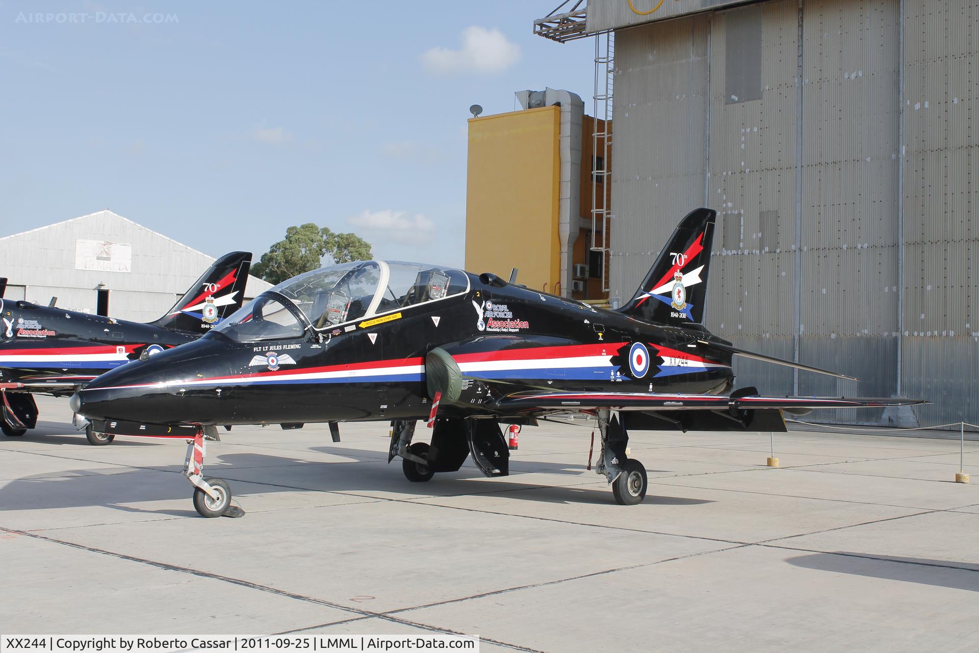 XX244, 1978 Hawker Siddeley Hawk T.1 C/N 080/312080, Park 2