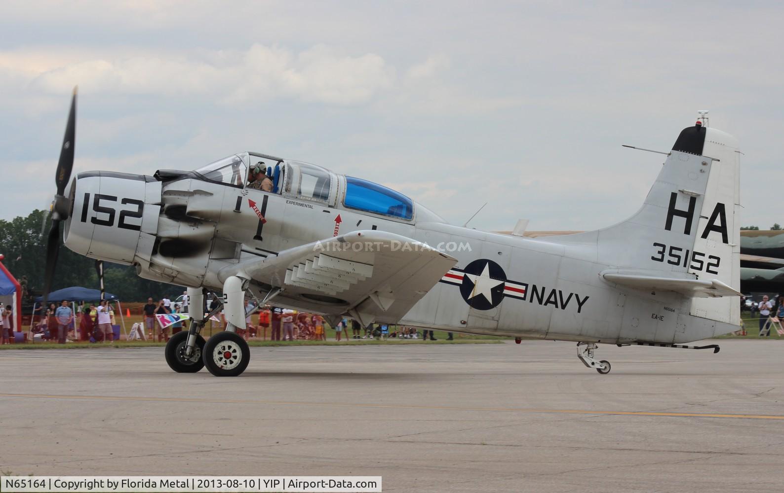 N65164, 1955 Douglas EA-1E Skyraider AD-5W C/N 55-471DH, EA-1 Skyraider