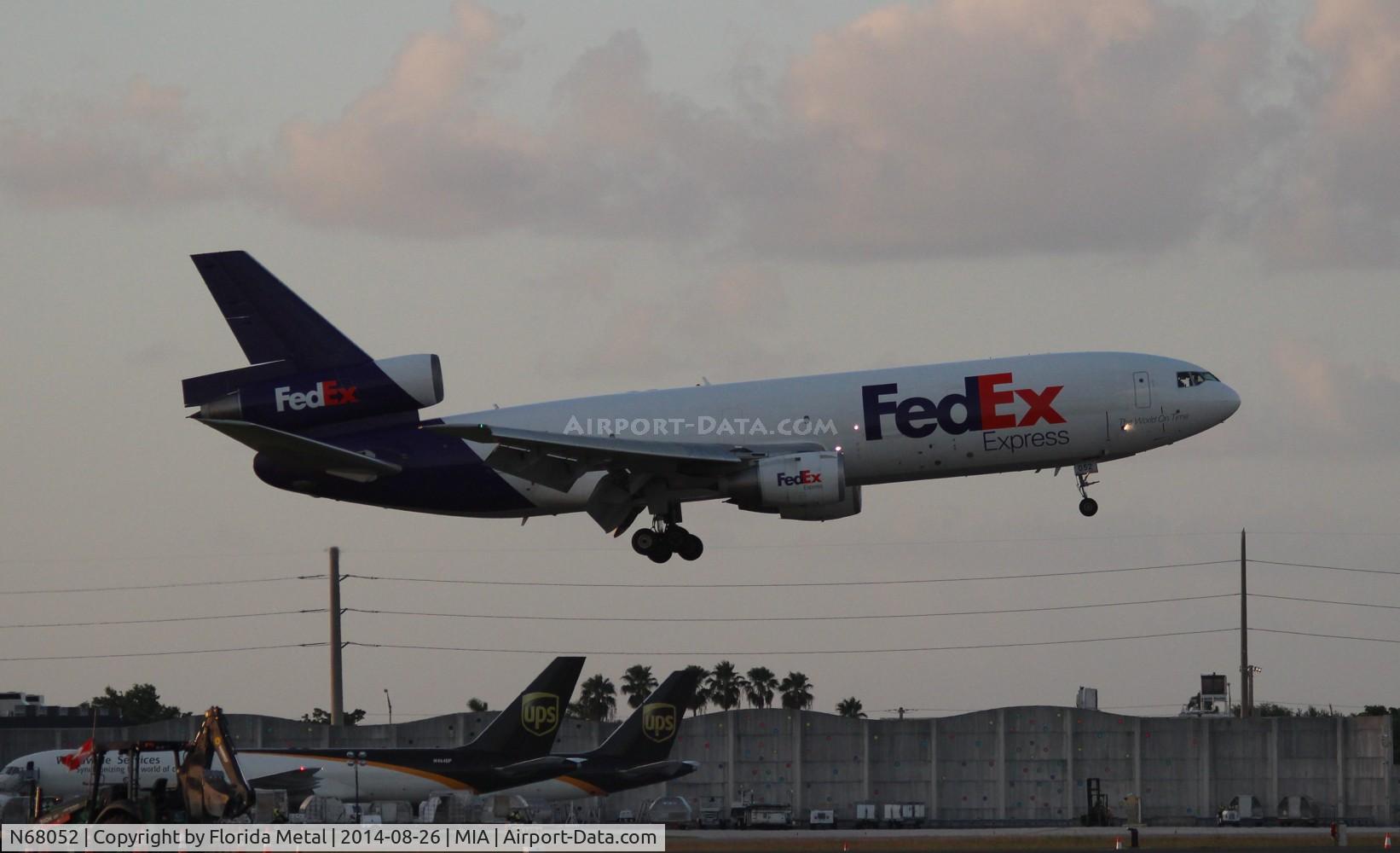 N68052, 1974 McDonnell Douglas MD-10-10F C/N 47806, Fed Ex
