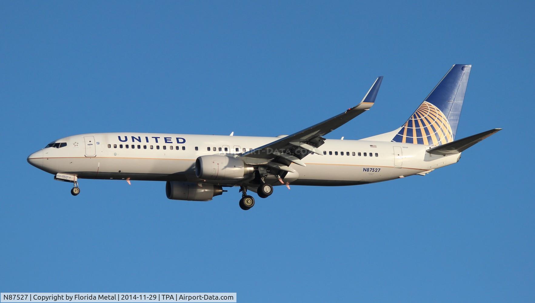 N87527, 2010 Boeing 737-824 C/N 38701, United