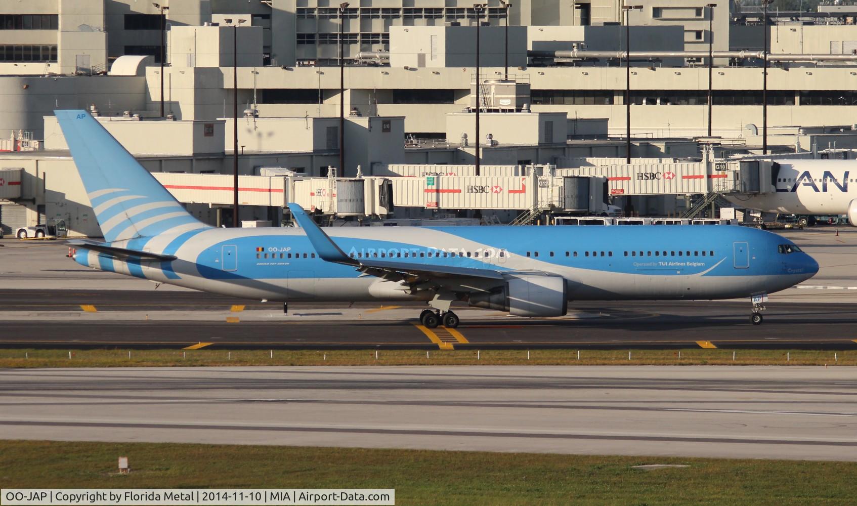 OO-JAP, 2001 Boeing 767-38E/ER C/N 30840, Jet Air Fly