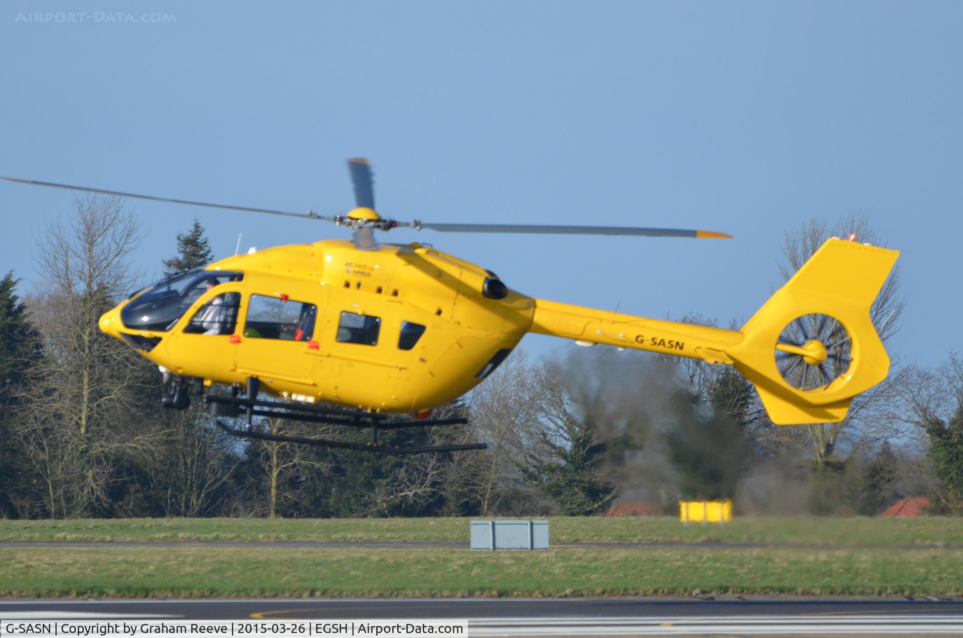 G-SASN, 2014 Airbus Helicopters EC-145T-2 (BK-117D-2) C/N 20025, Geneeric name EC 145, reg as MBB BK-117 D-2