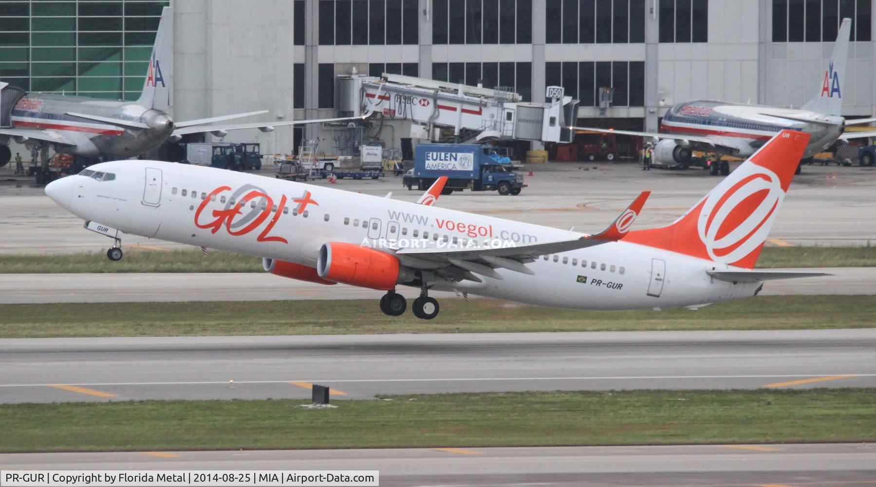 PR-GUR, 2012 Boeing 737-8HX C/N 38877, GOL Brazil