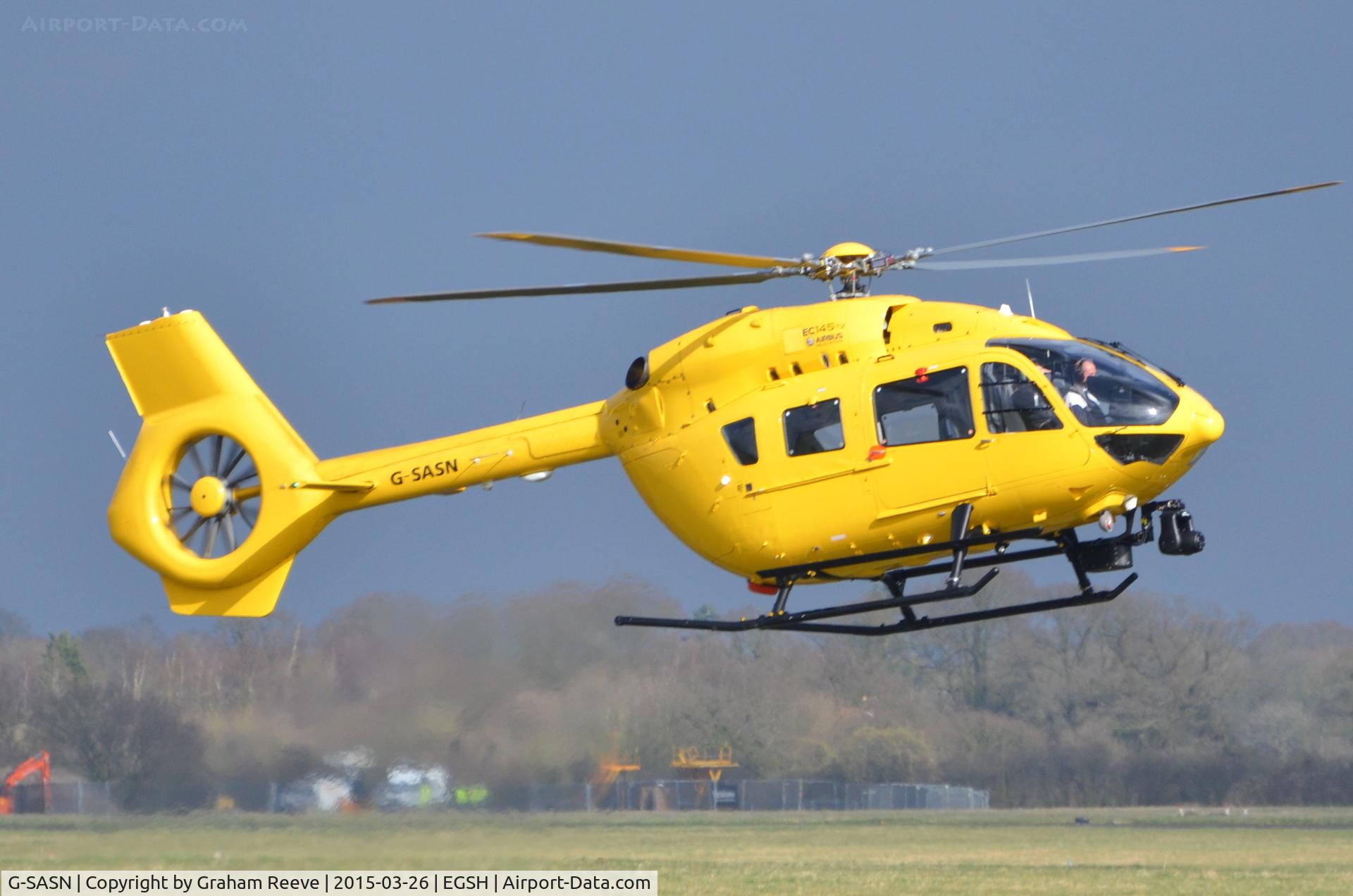 G-SASN, 2014 Airbus Helicopters EC-145T-2 (BK-117D-2) C/N 20025, Geneeric name EC 145, reg as MBB BK-117 D-2
