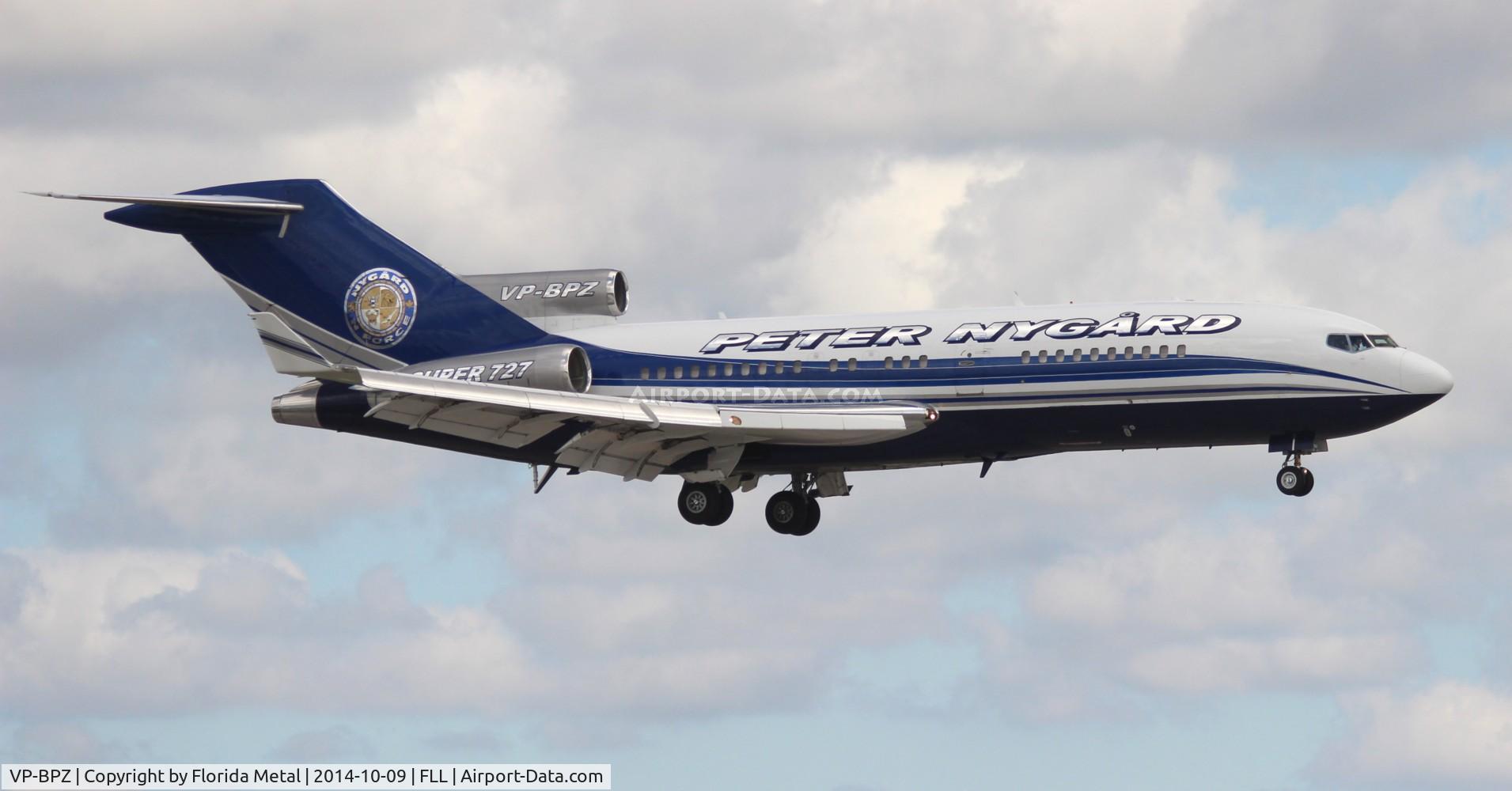 VP-BPZ, 1970 Boeing 727-17(RE) Super 27 C/N 20327, Peter Nygard 727-100