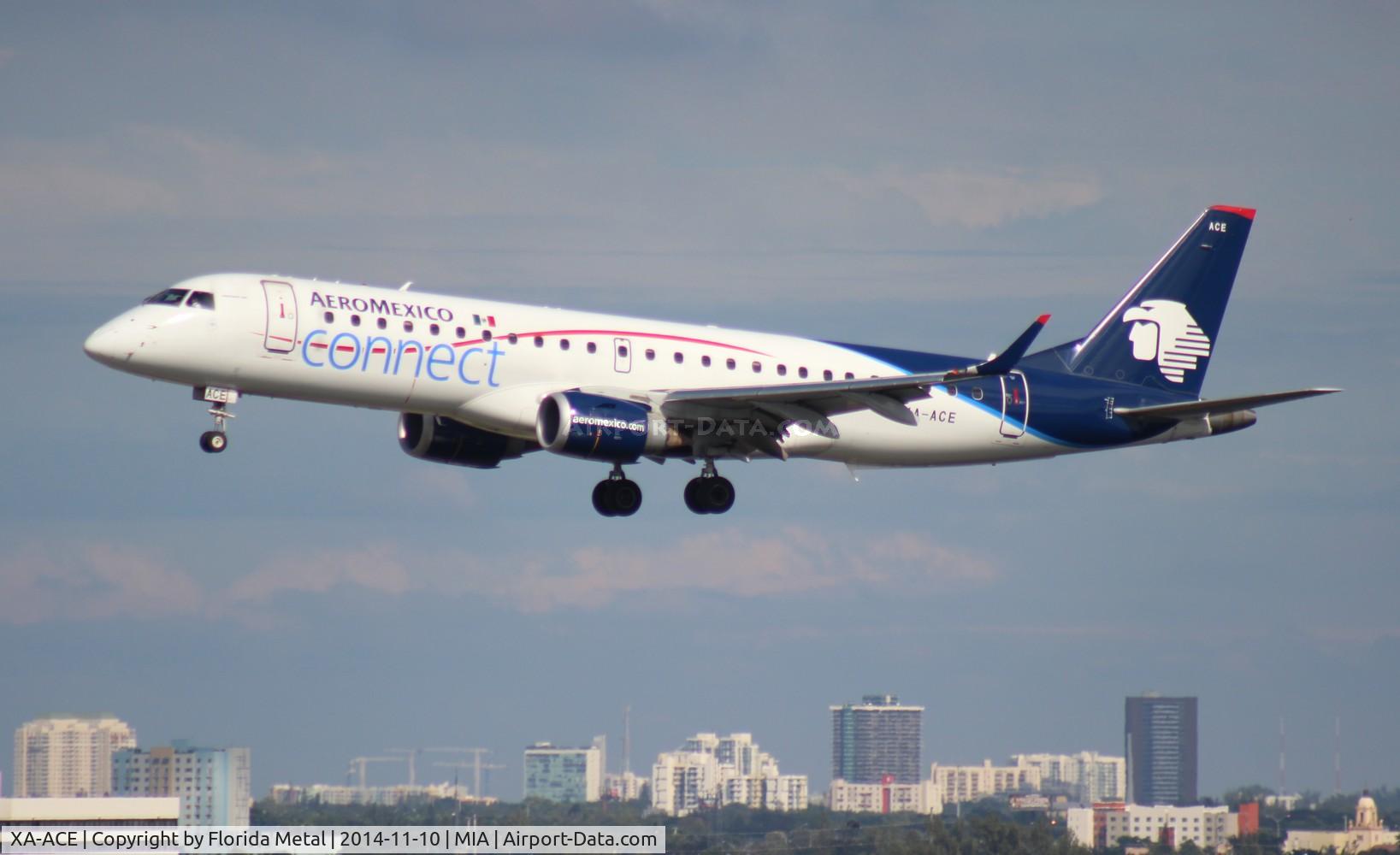 XA-ACE, 2012 Embraer 190AR (ERJ-190-100IGW) C/N 19000518, Aeromexico