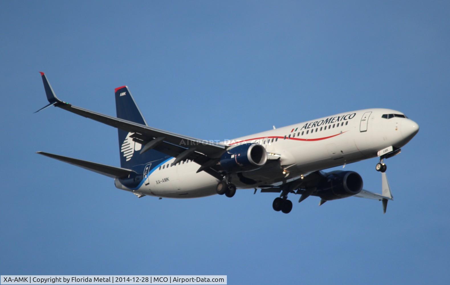XA-AMK, 2012 Boeing 737-852 C/N 36702, Aeromexico