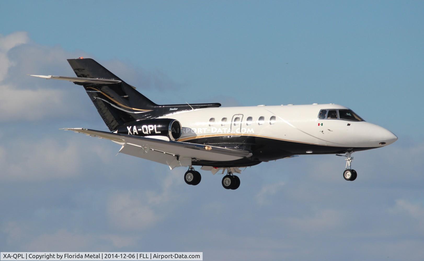 XA-QPL, 1989 British Aerospace BAe.125 Series 800A C/N 258161, Hawker 800A