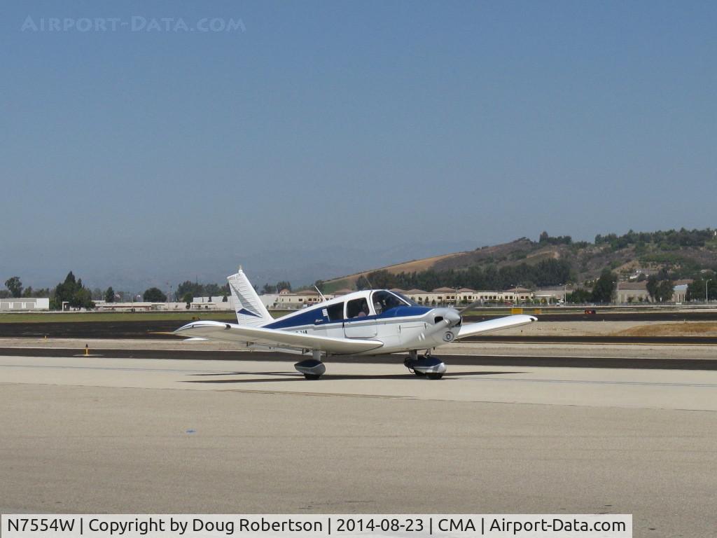 N7554W, 1963 Piper PA-28-180 Cherokee C/N 28-1493, 1963 Piper PA-28-180 CHEROKEE, Lycoming O&VO-360 180 Hp, taxi