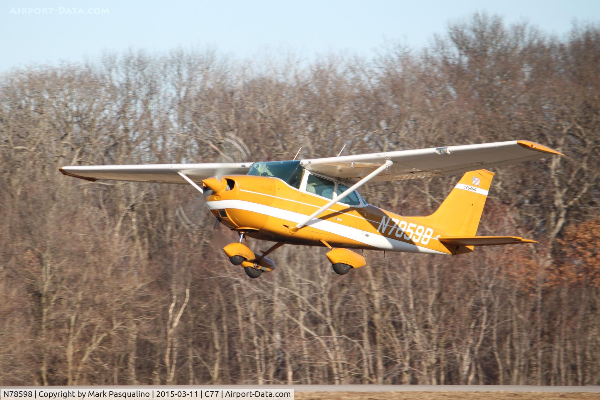 N78598, 1968 Cessna 172K Skyhawk C/N 17257680, Cessna 172K