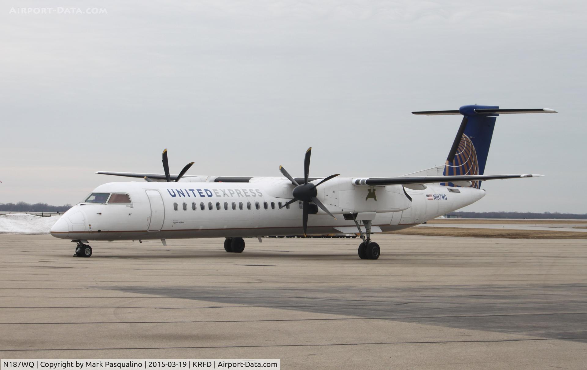 N187WQ, 2008 De Havilland Canada DHC-8-402 Dash 8 C/N 4187, DHC-8-402