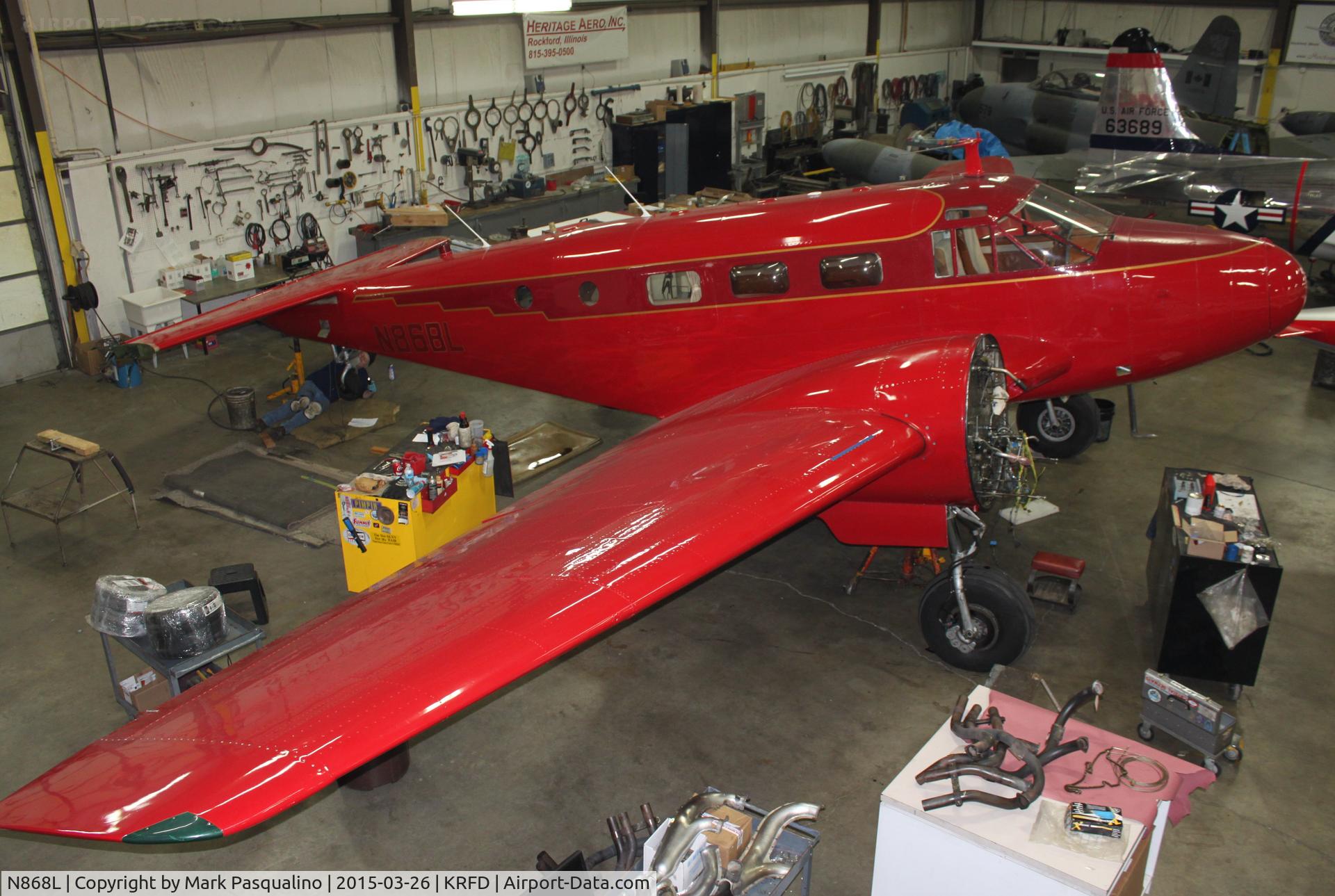 N868L, 1946 Beech D18S C/N A-173, Beech D18S