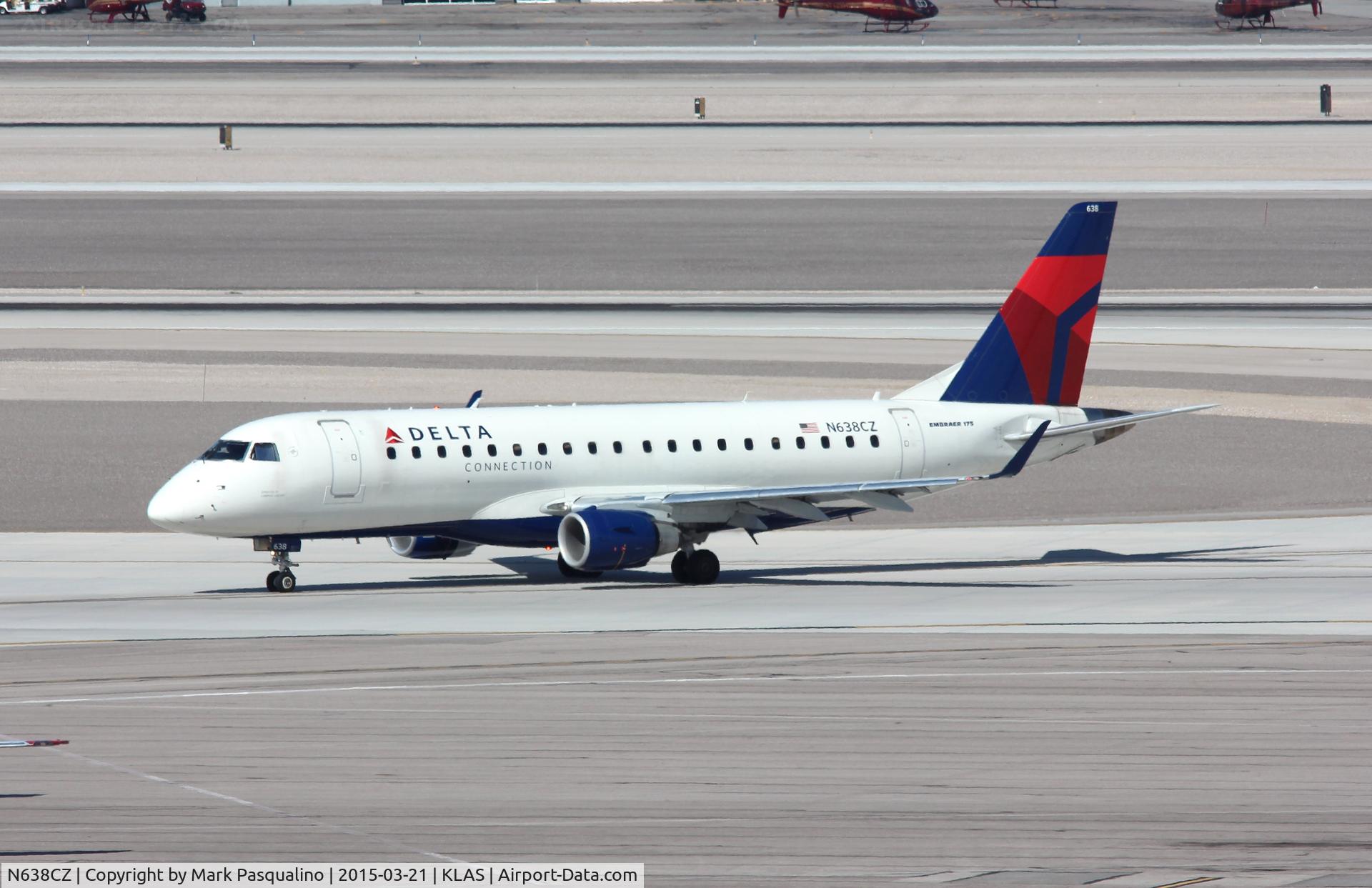 N638CZ, 2008 Embraer 175LR (ERJ-170-200LR) C/N 17000259, ERJ 170-200 LR