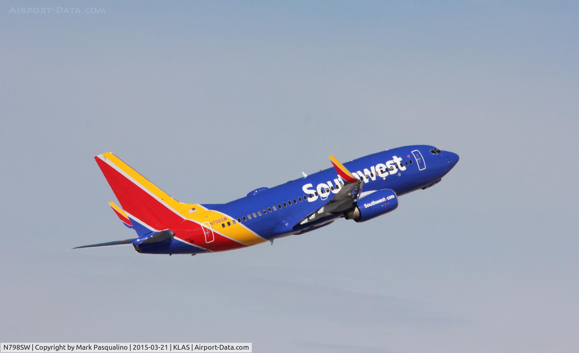 N798SW, 1998 Boeing 737-7AD C/N 28436, Boeing 737-700