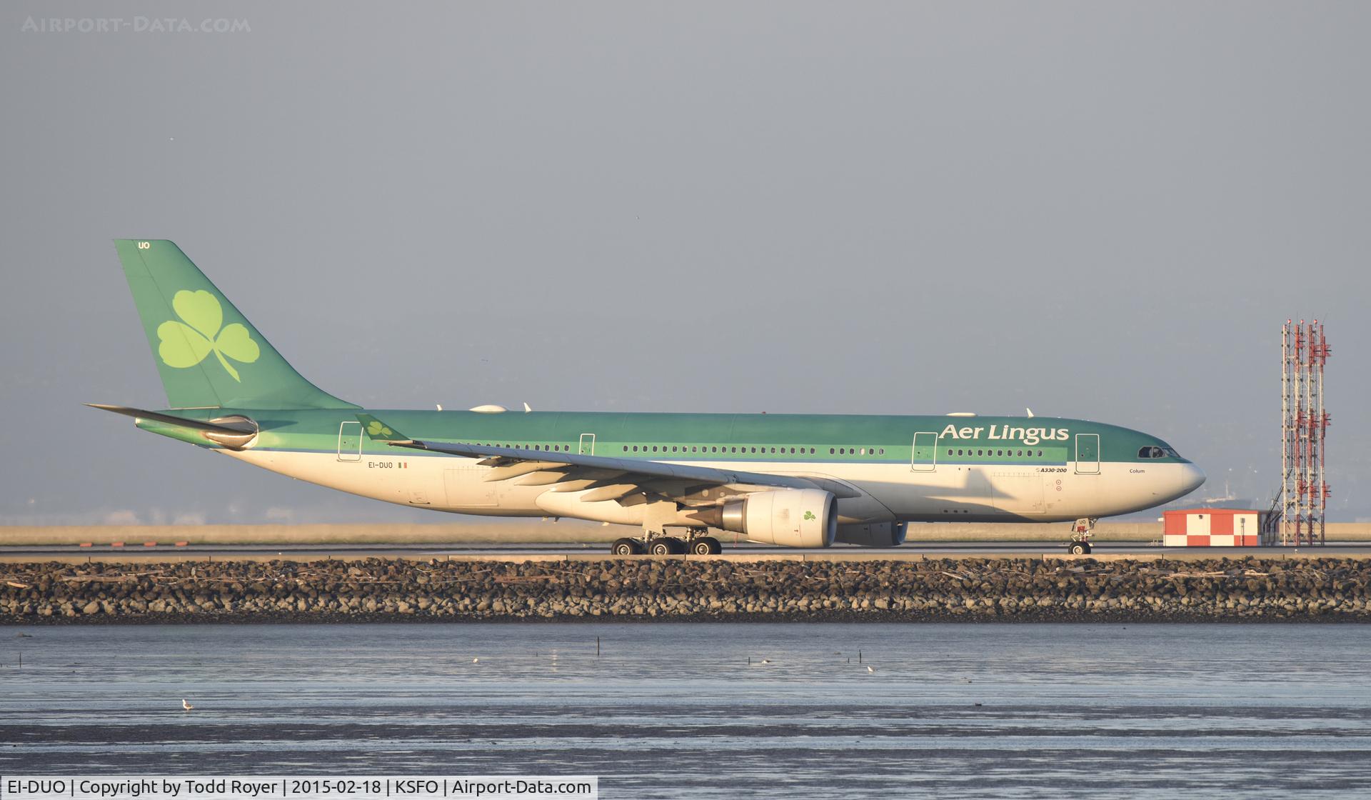 EI-DUO, 2007 Airbus A330-202 C/N 841, Taxiing for departure at SFO