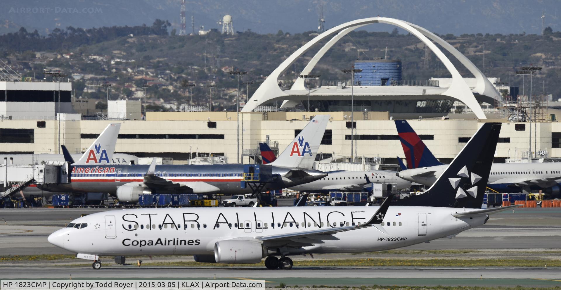 HP-1823CMP, 2012 Boeing 737-86N C/N 39398, Arrived at LAX on 25L