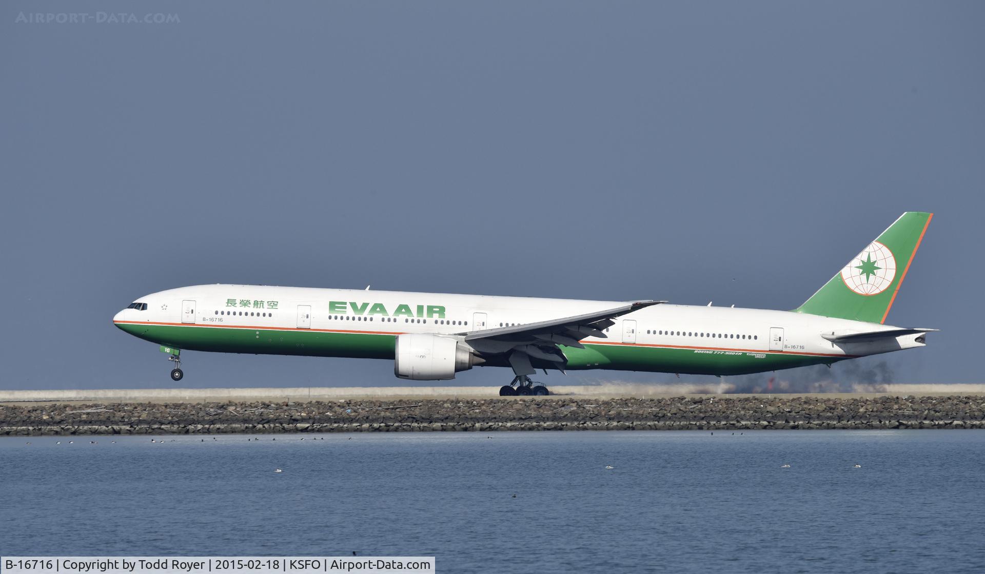 B-16716, 2009 Boeing 777-35E/ER C/N 32642, Landing SFO