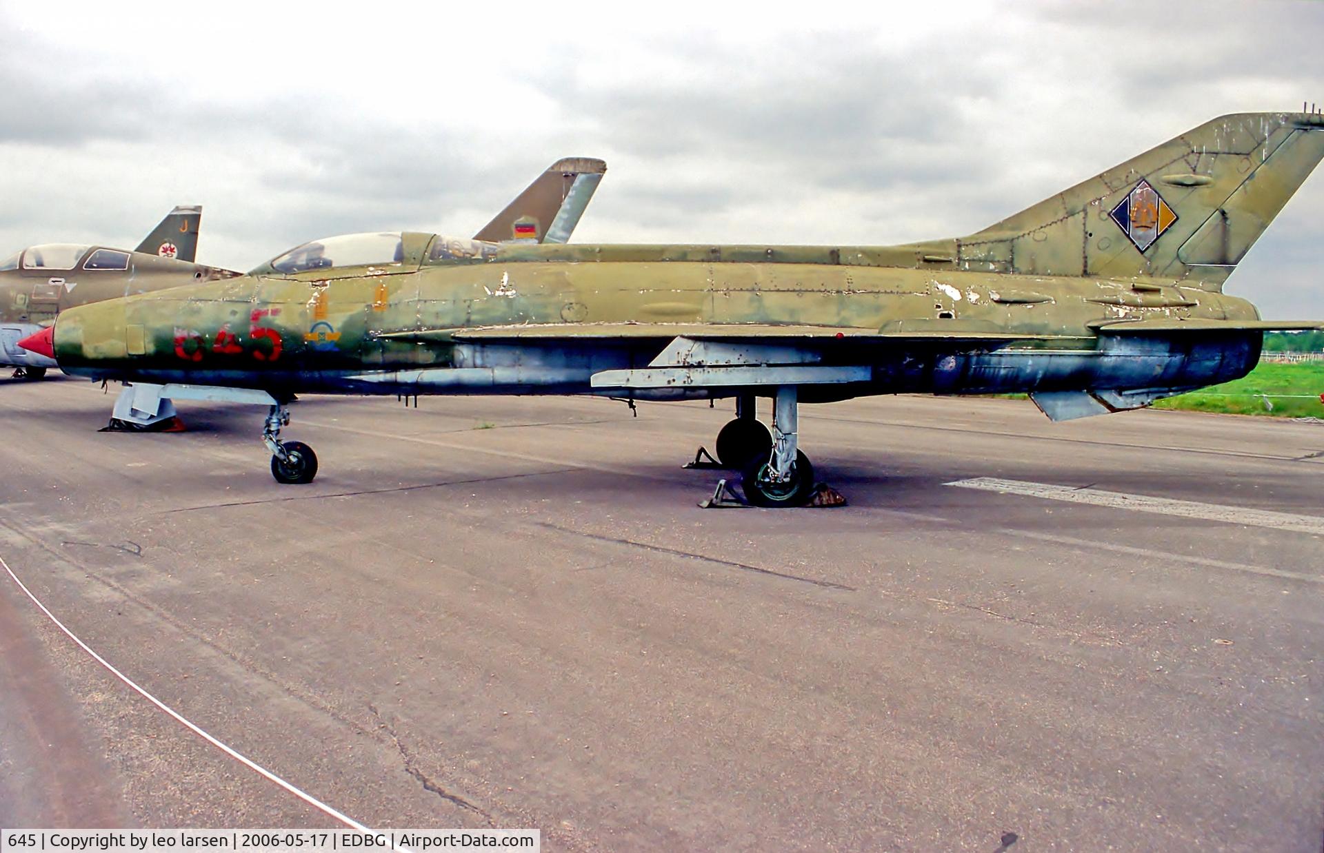 645, Mikoyan-Gurevich MiG-21F-13 C/N 741924, Berlin Gatow 17.5.06