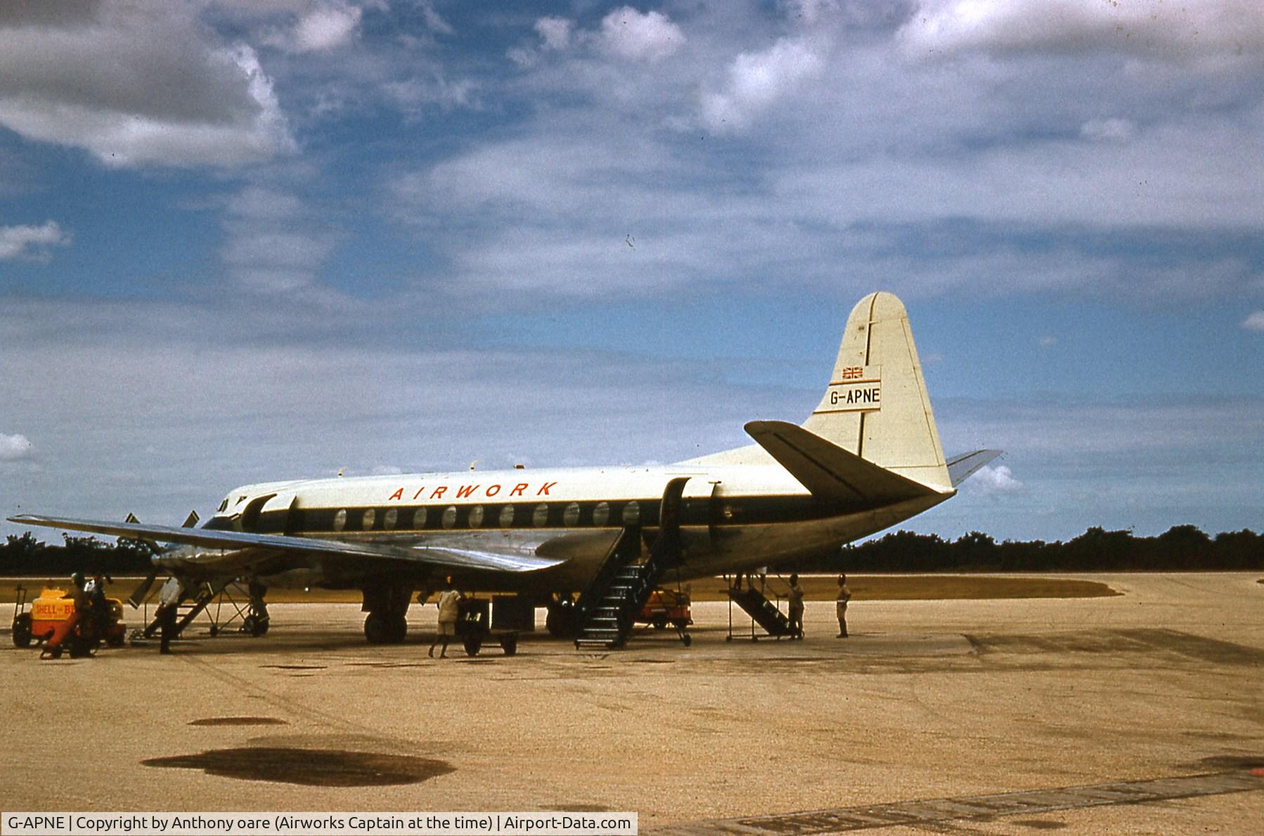 G-APNE, 1959 Vickers Viscount 831 C/N 403, G-APNE in Airworks service