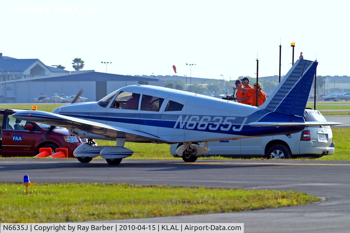 N6635J, 1968 Piper PA-28-180 C/N 28-5102, Piper PA-28-180 Cherokee D [28-5102] Lakeland-Linder~N 15/04/2010