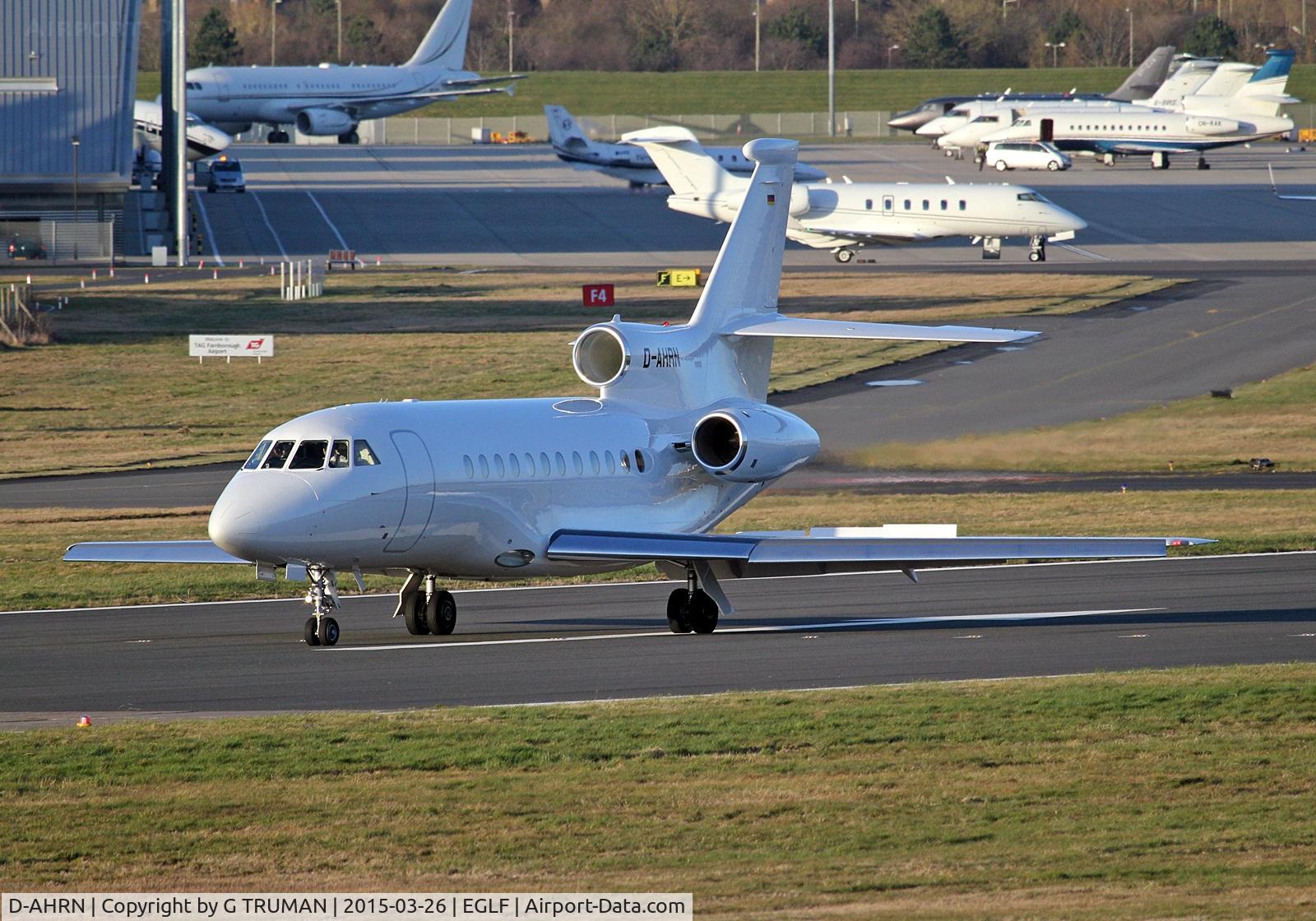 D-AHRN, 2001 Dassault Falcon 900EX C/N 96, Evening arrival on 24