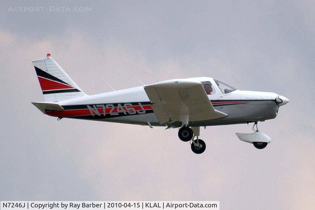 N7246J, 1968 Piper PA-28-140 C/N 28-24587, Piper PA-28-140 Cherokee  [28-24587 Lakeland-Linder~N 15/04/2010