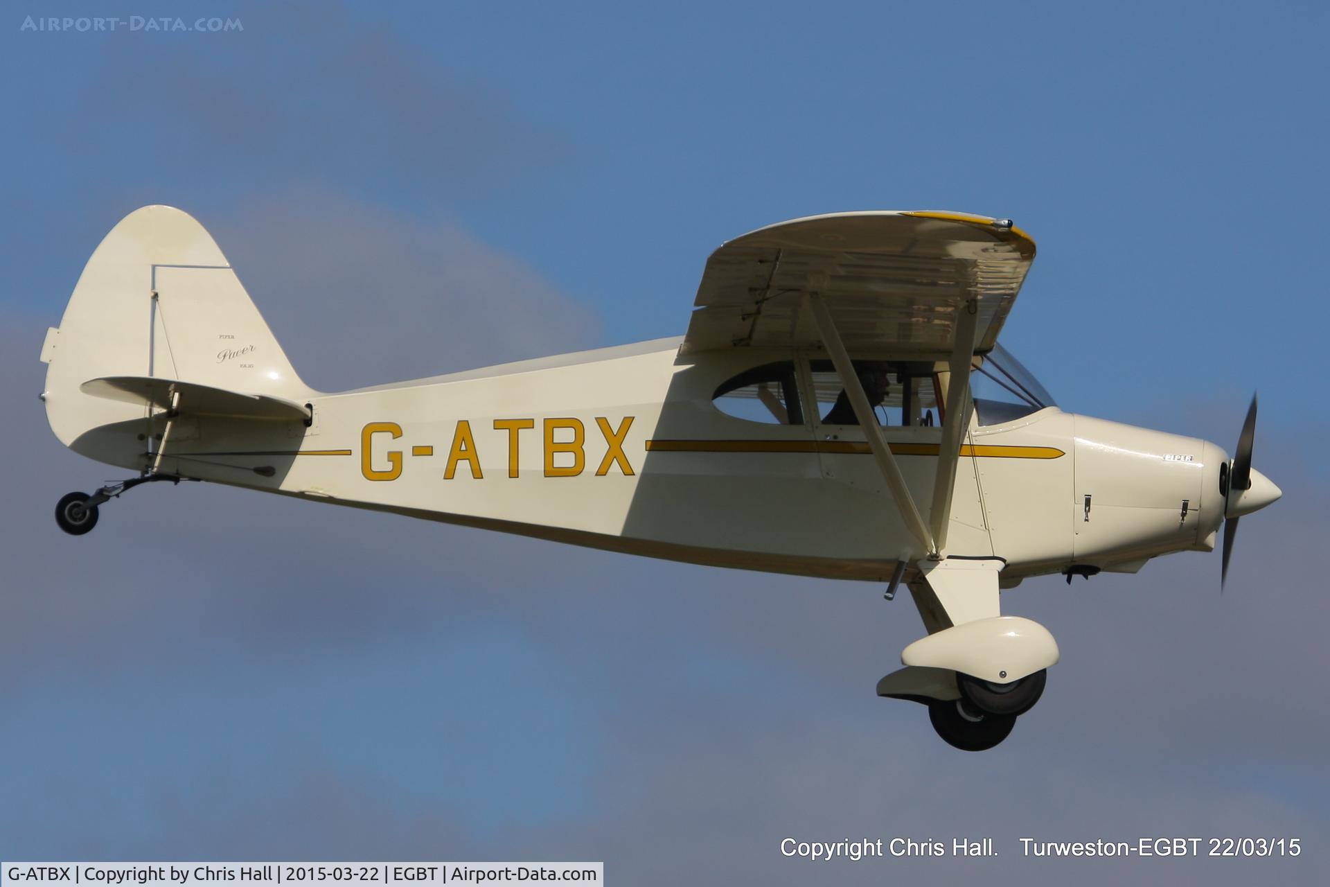 G-ATBX, 1952 Piper PA-20-135 Pacer Pacer C/N 20-904, at the Vintage Aircraft Club spring rally