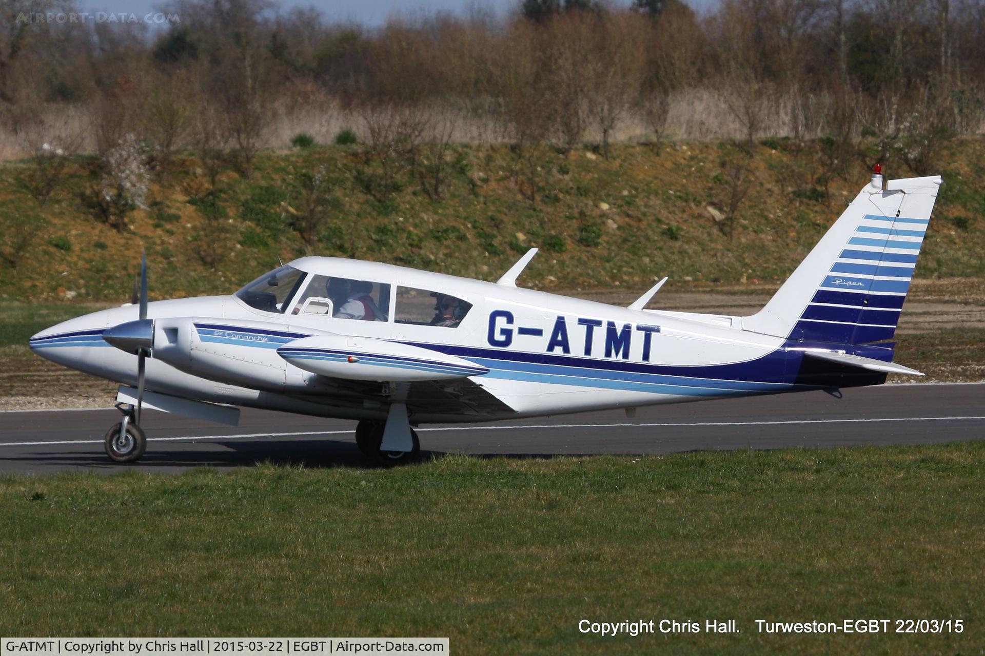 G-ATMT, 1964 Piper PA-30-160 Twin Comanche Twin Comanche C/N 30-439, at the Vintage Aircraft Club spring rally