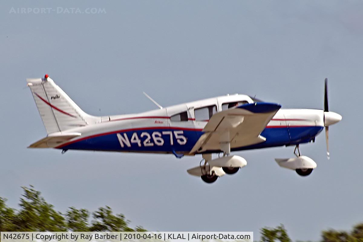 N42675, 1974 Piper PA-28-180 C/N 28-7405165, Piper PA-28-180 Cherokee [28-7405165] Lakeland-Linder~N 16/04/2010