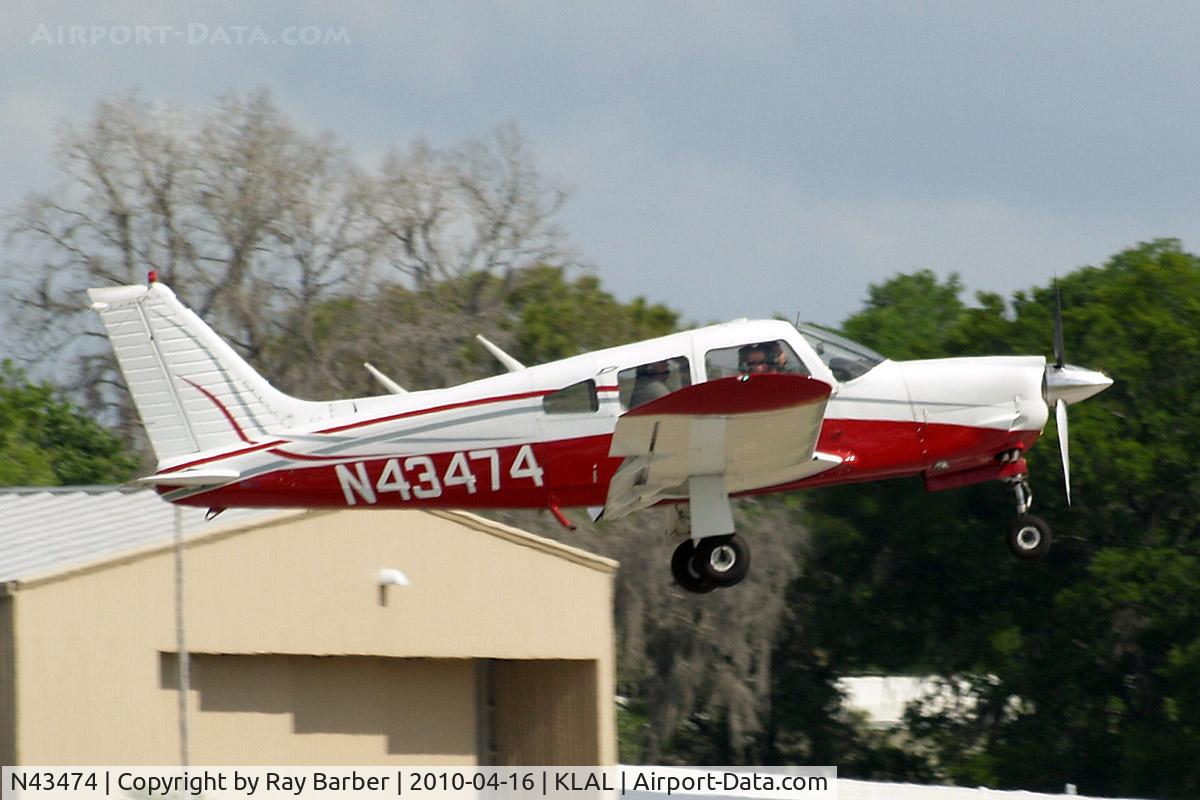 N43474, 1974 Piper PA-28R-200 Cherokee Arrow C/N 28R-7435273, Piper PA-28R-200 Cherokee Arrow II [28R-7435273] Lakeland-Linder~N 16/04/2010