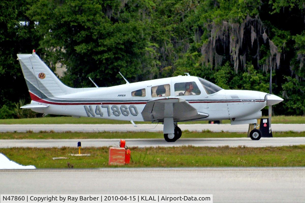 N47860, 1977 Piper PA-28R-201T Cherokee Arrow III C/N 28R-7803028, Piper PA-28R-201T Turbo Arrow III [28R-7803028] Lakeland-Linder~N 15/04/2010