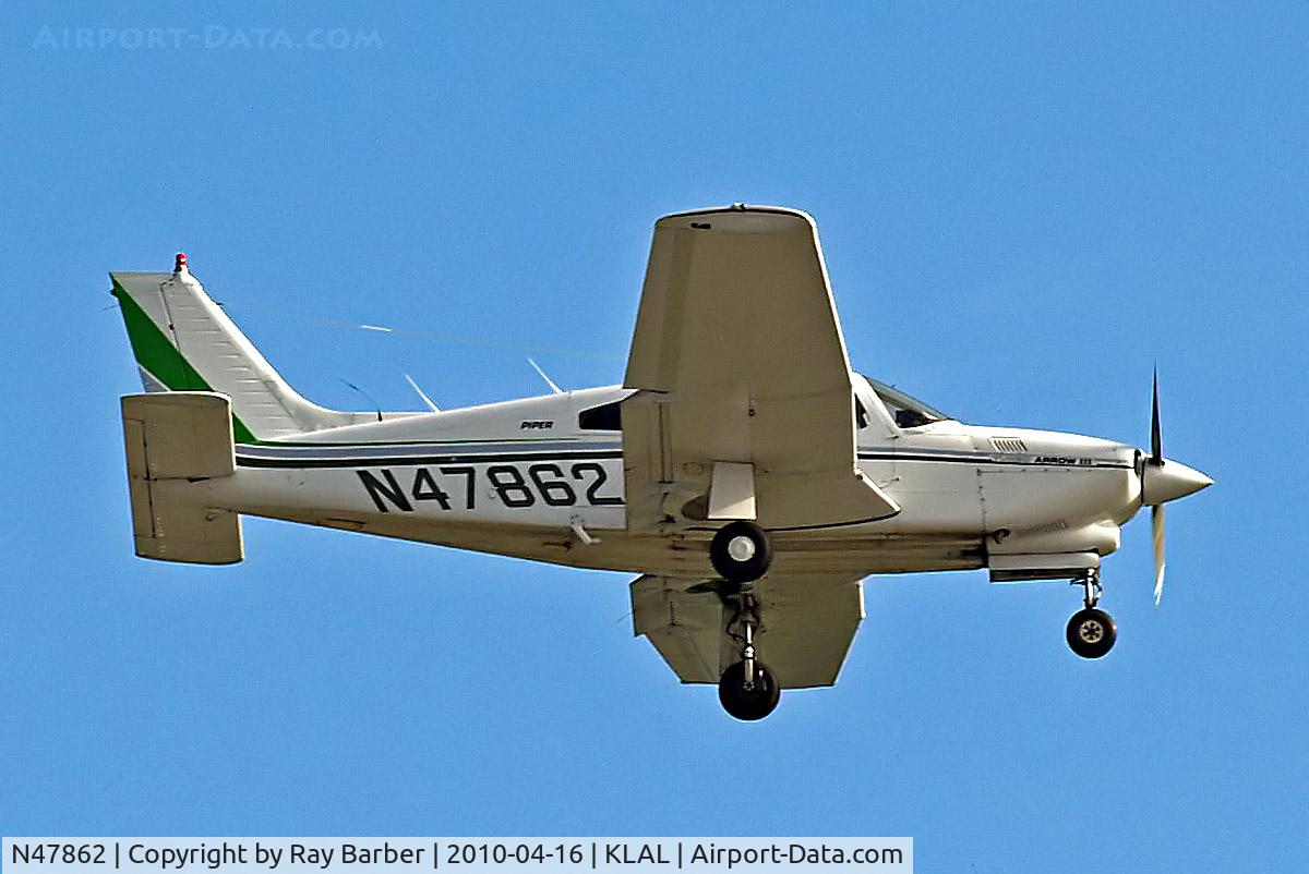 N47862, 1977 Piper PA-28R-201T Cherokee Arrow III C/N 28R-7803030, Piper PA-28R-201T Turbo Arrow III [28R-7803030] Lakeland-Linder~N 15/04/2010