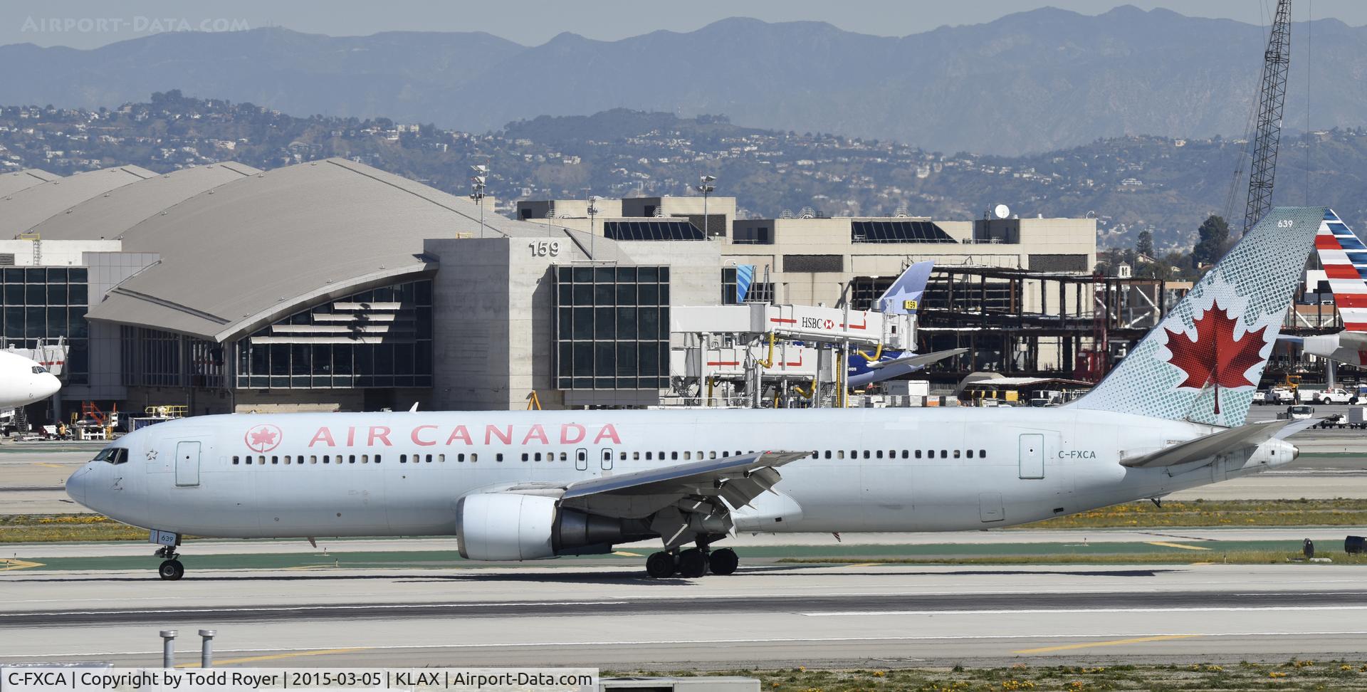 C-FXCA, 1990 Boeing 767-375/ER C/N 24574, Arrived at LAX on 25L