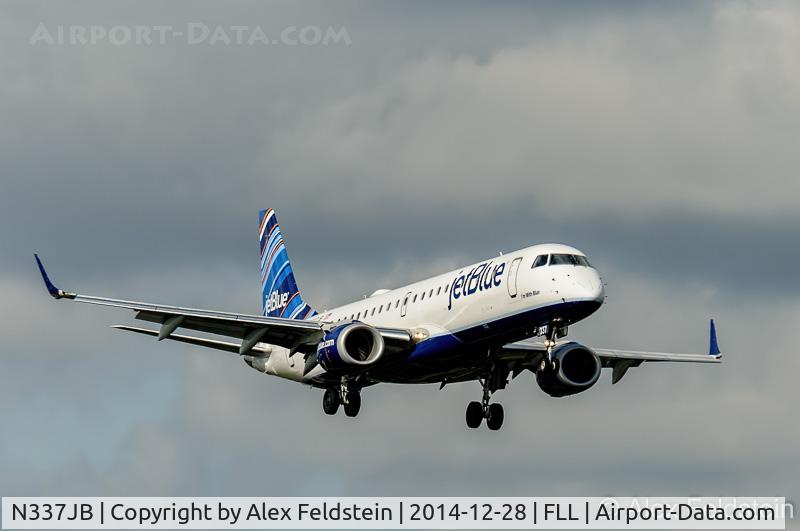 N337JB, Embraer ERJ-190-100 IGW 190AR C/N 19000473, Ft. Lauderdale