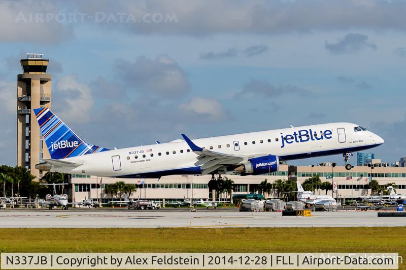 N337JB, Embraer ERJ-190-100 IGW 190AR C/N 19000473, Ft. Lauderdale