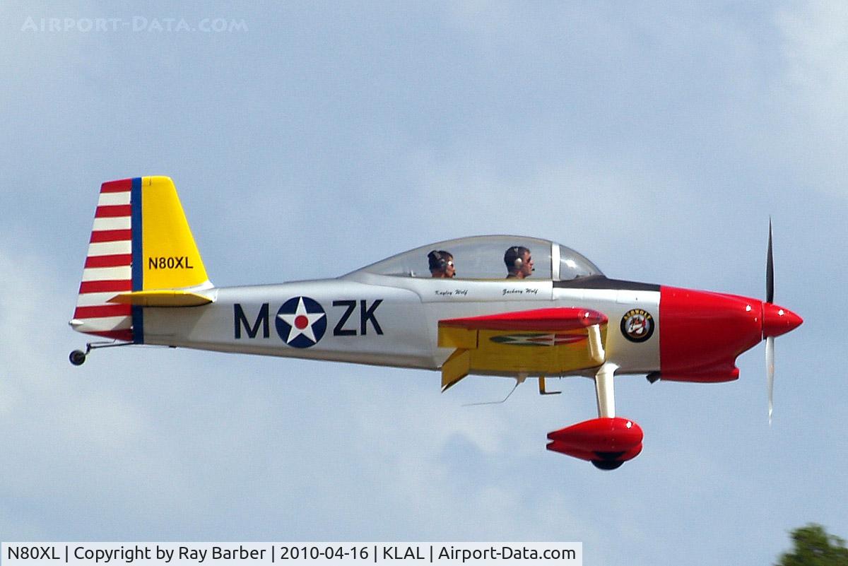 N80XL, 2008 Vans RV-8 C/N 82688, Van's RV-8 [82688] Lakeland-Linder~N 16/04/2010