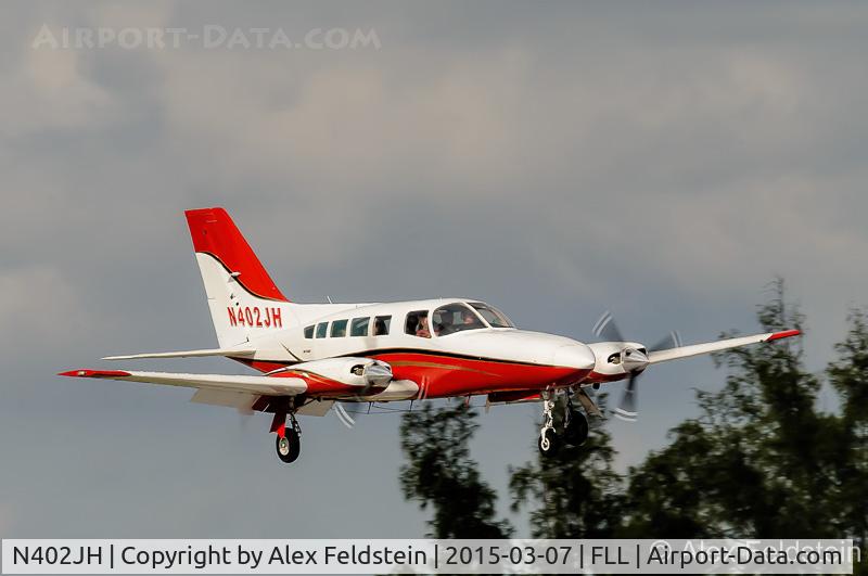 N402JH, 1980 Cessna 402C C/N 402C0500, Ft. Lauderdale