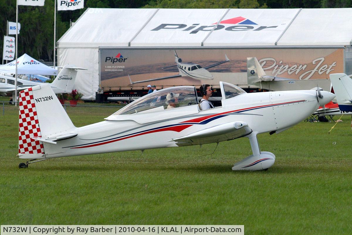 N732W, Vans RV-8 C/N 82000, Van's RV-8 [82000] Lakeland-Linder~N 16/04/2010