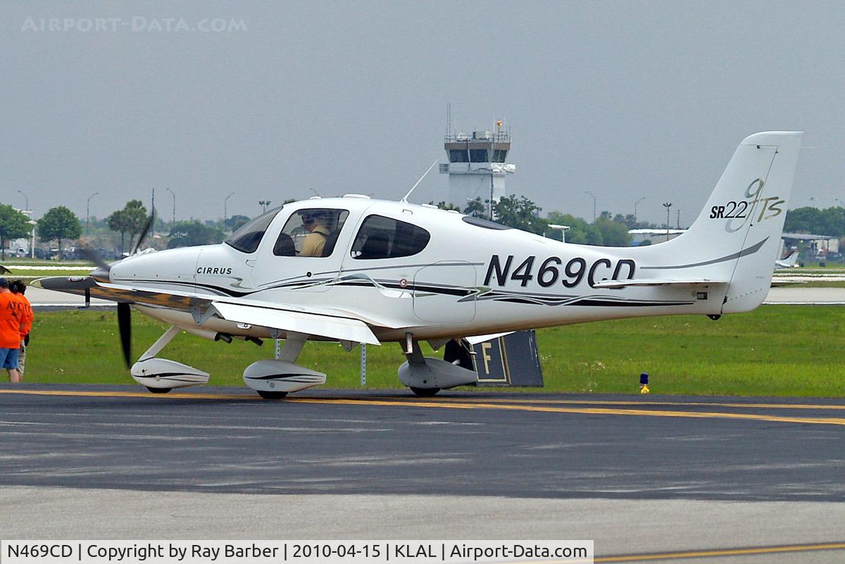 N469CD, 2005 Cirrus SR22 C/N 1555, Cirrus Design SR-22GTS [1555] Lakeland-Linder~N 15/04/2010