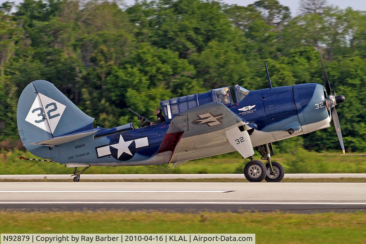 N92879, 1944 Curtiss SB2C-5 Helldiver C/N 83725, Curtiss SB2C-5 Helldiver [Bu83589] Lakeland-Linder~N 16/04/2010