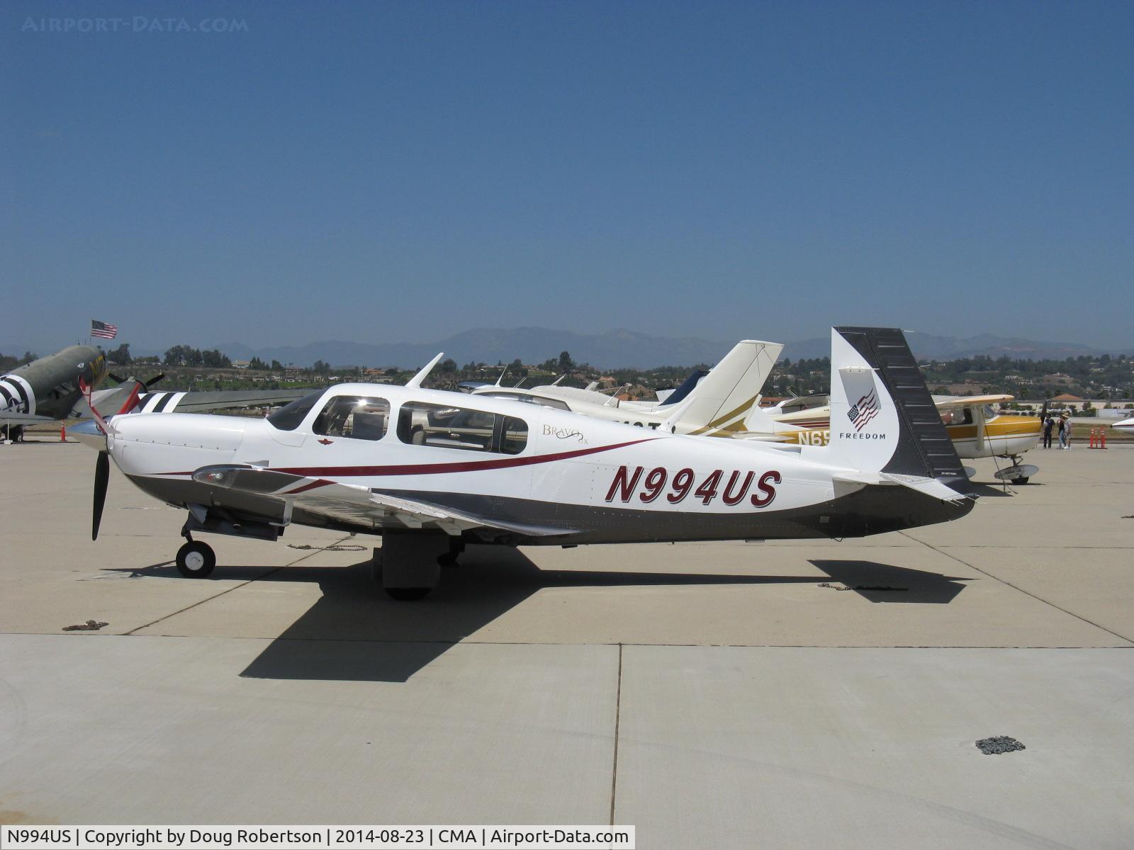 N994US, 2005 Mooney M20M Bravo C/N 27-0349, 2005 Mooney M20M BRAVO GT, Lycoming TIO-540-AF1B 270 Hp