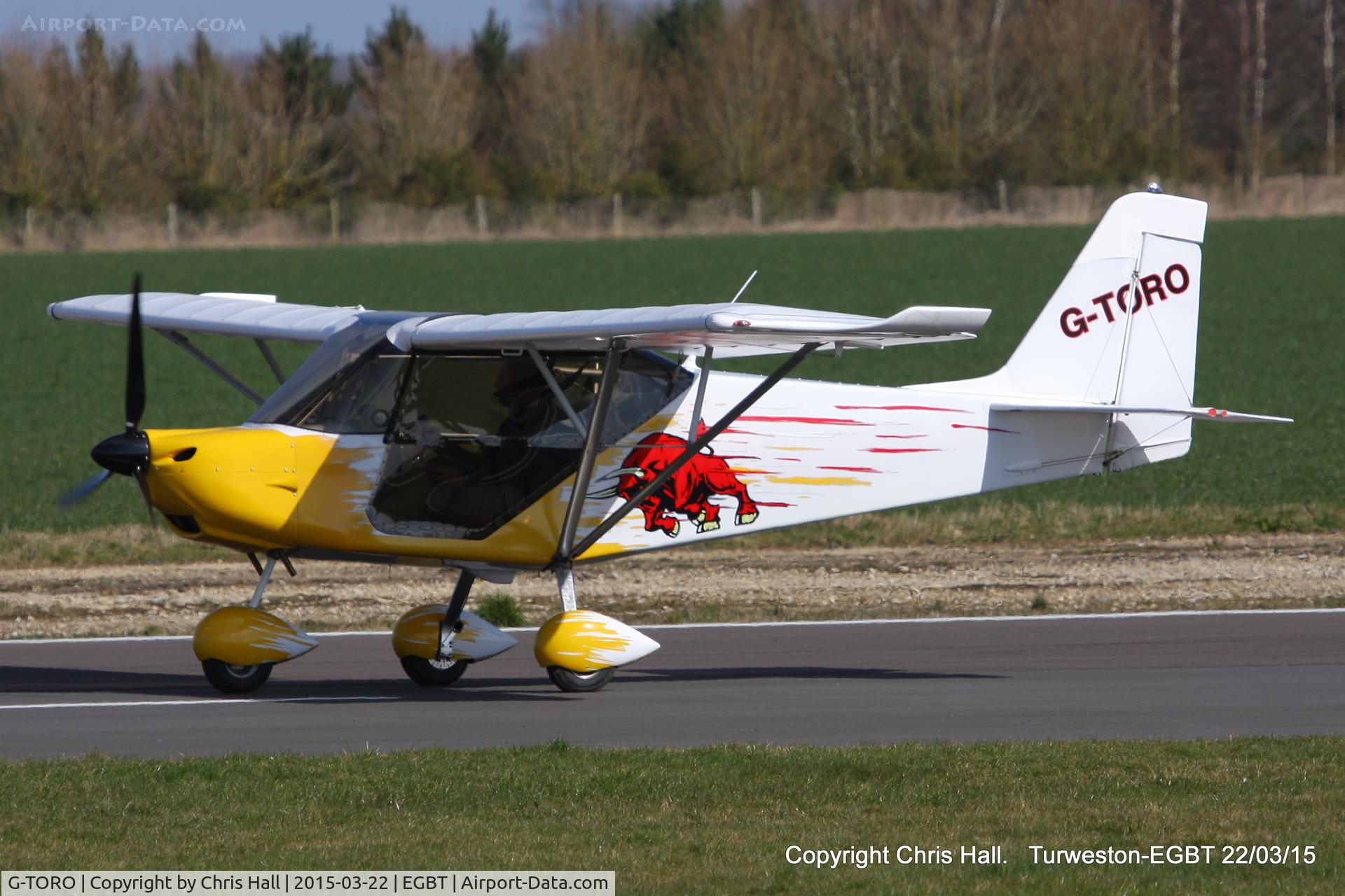 G-TORO, 2013 Skyranger Nynja 912S(1) C/N BMAA/HB/645, at the Vintage Aircraft Club spring rally